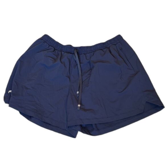 Fabletics Pants - Fabletics The One Shorts Navy Zip Pocket Drawstring Run Athletic XXL